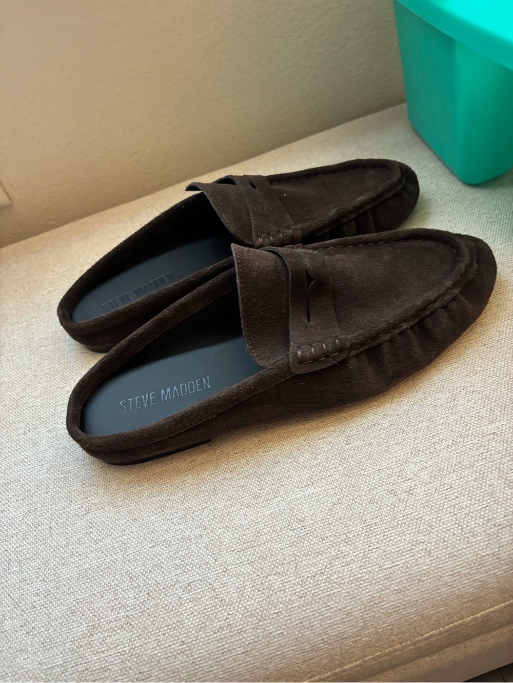 Steve Madden Women’s Brown Suede Loafers